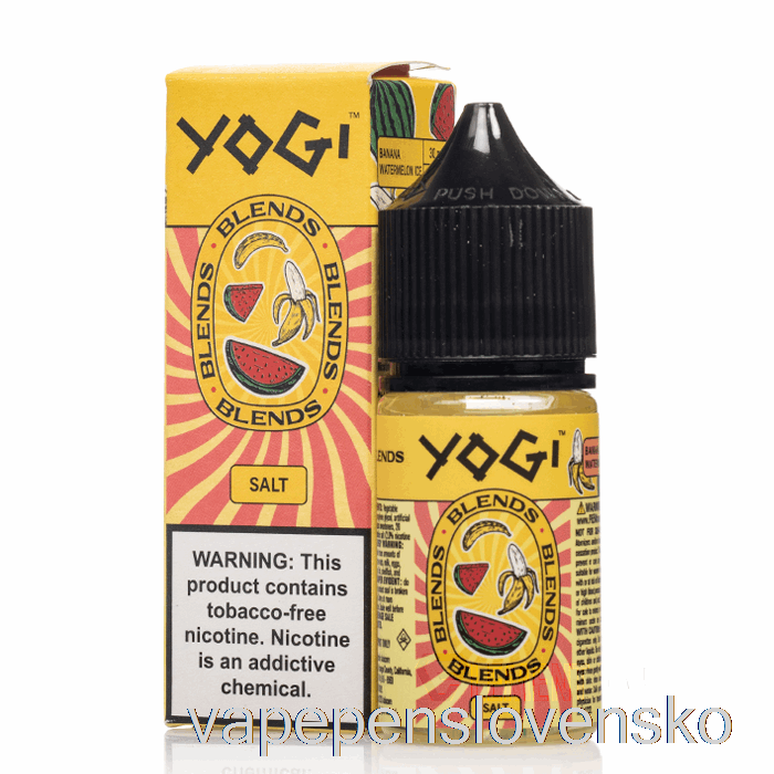 Banán Vodový Melón ľad - Jogínske Zmesi Soli - 30ml 20mg Vape Slovensko